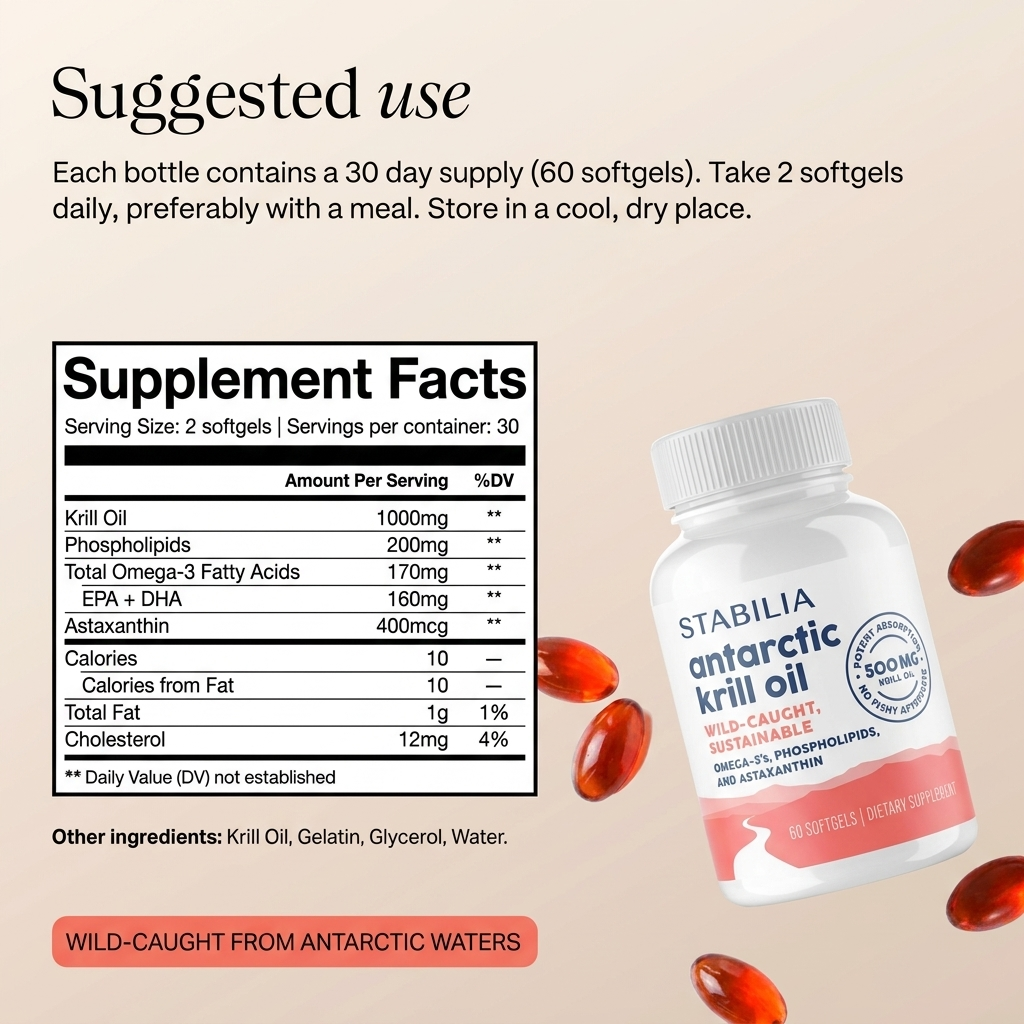 Stabilia™ Antarctic Krill Oil